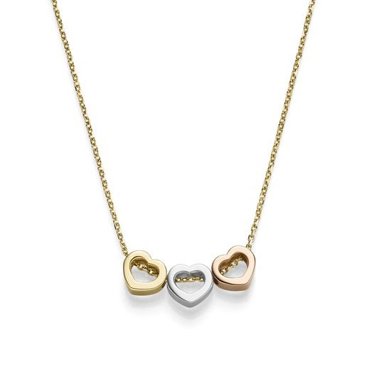 Collier Herzen GG/RG/WG 42 cm
