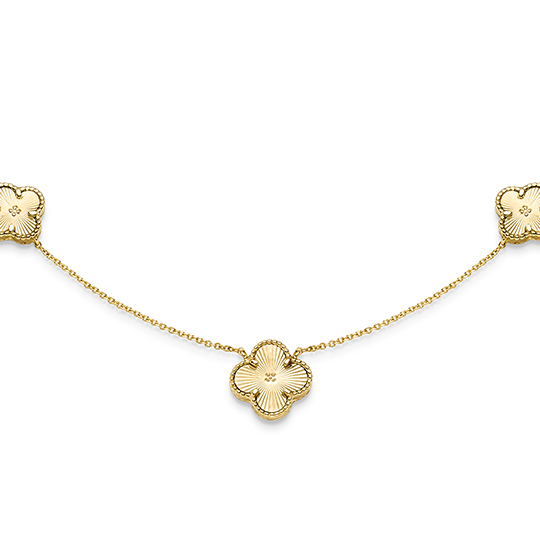 Collier Blumen GG 45 cm
