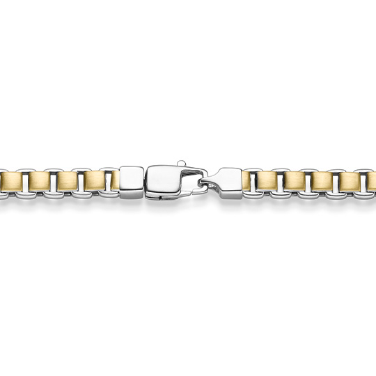Phantasie Wende Armband 6,0 mm GG/WG 21 cm