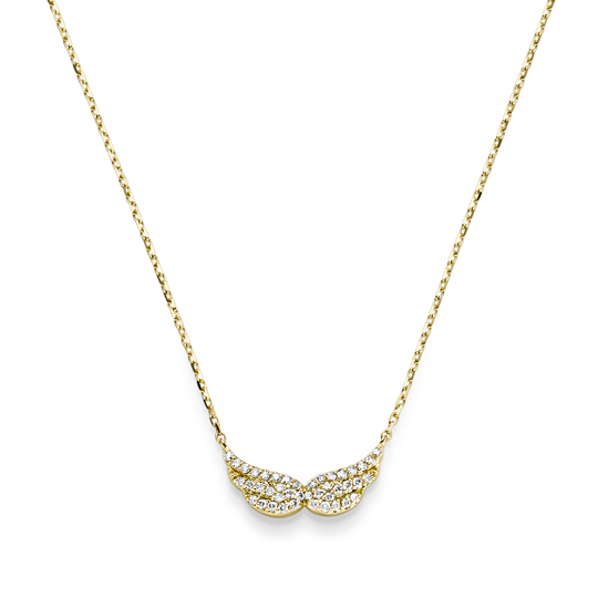 Diamant Collier Flügel GG 0.21 ct. TW-SI
