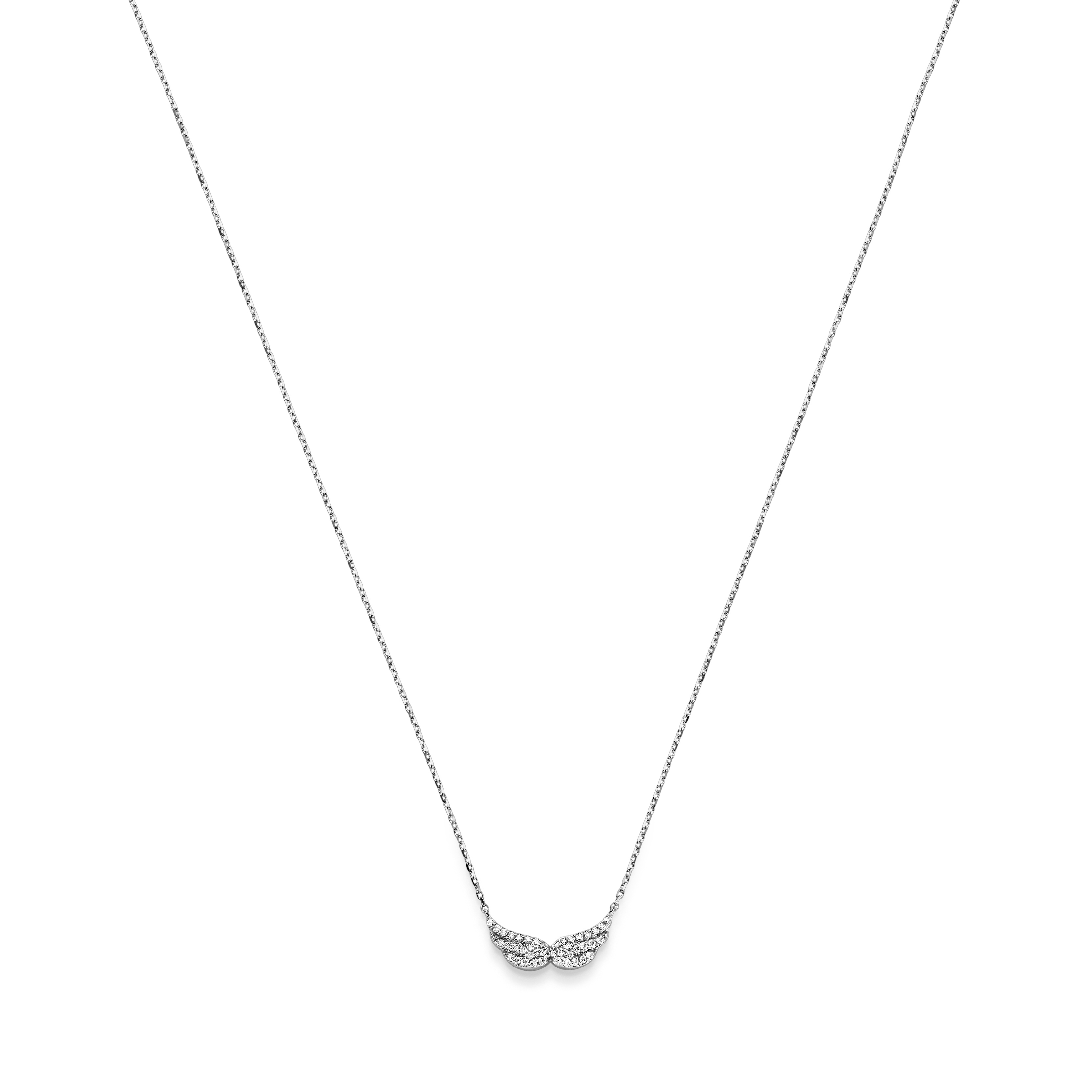 Diamant Collier Flügel WG 0.21 ct. TW-SI
