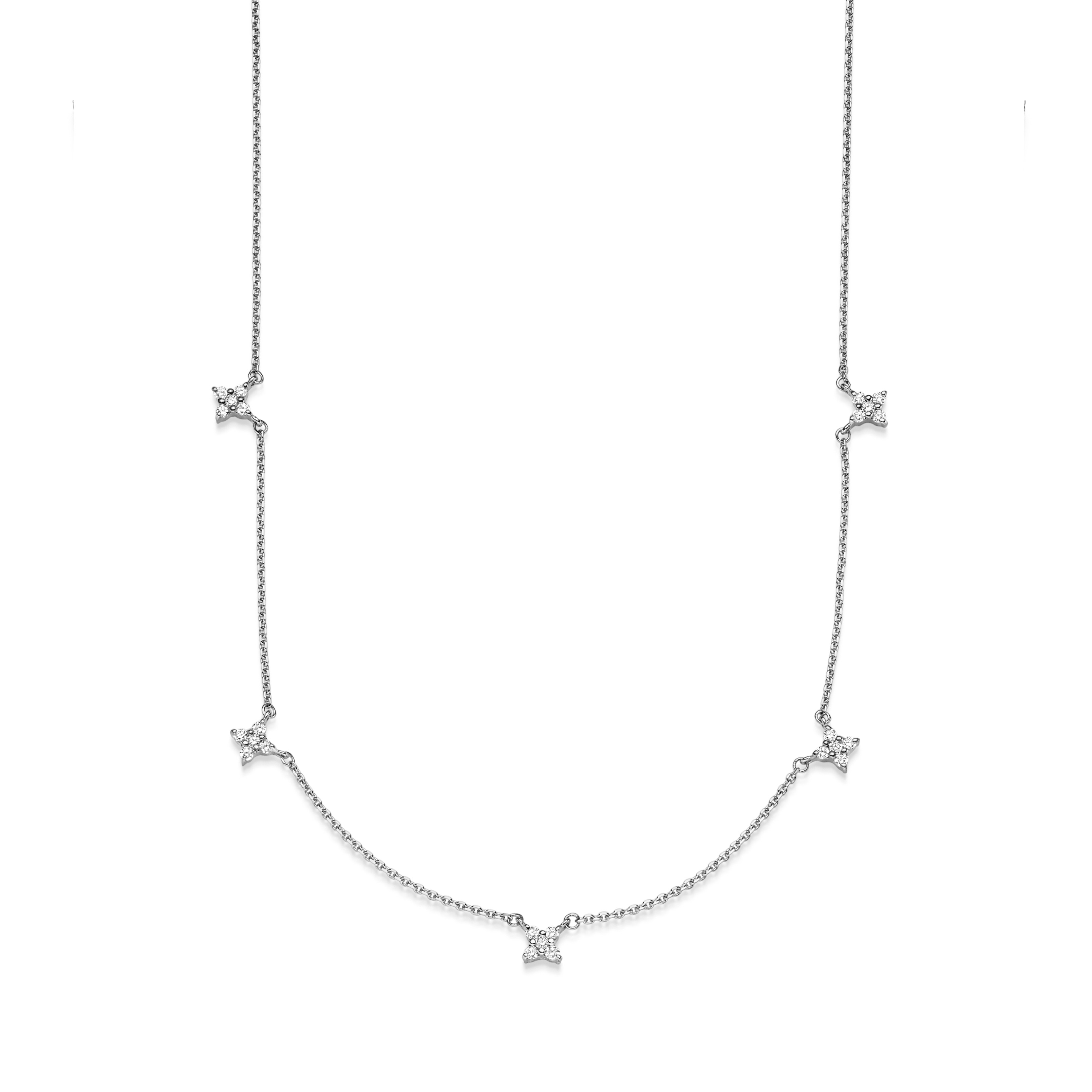 Brillant Collier WG 0.30 ct. TW-SI