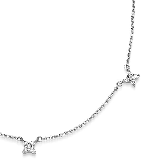 Brillant Collier WG 0.30 ct. TW-SI