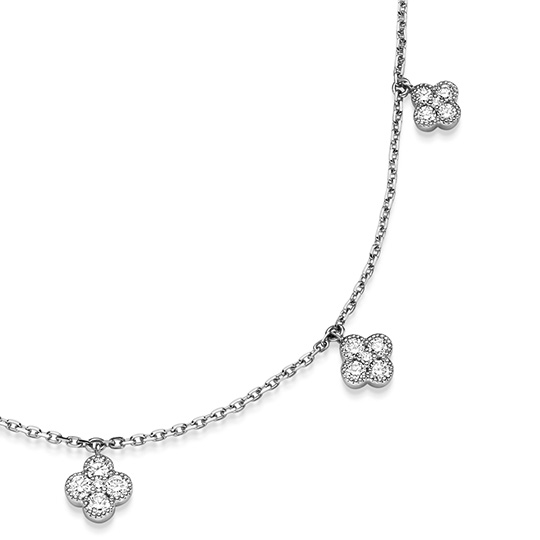 Brillant Collier WG 0.67 ct. TW-SI