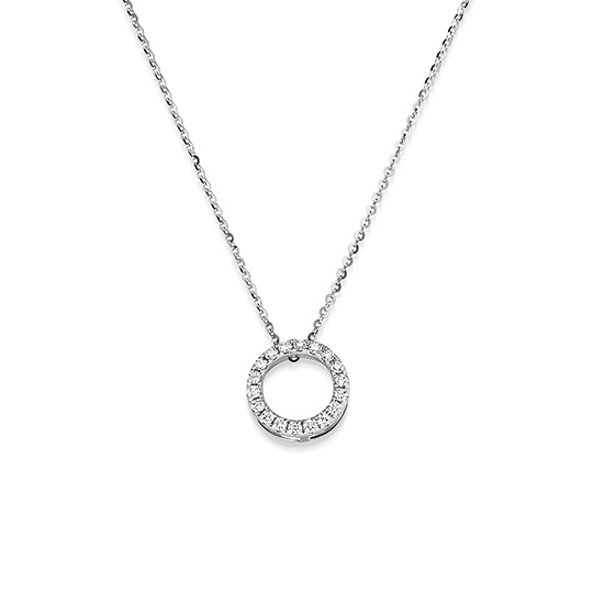 Brillant Collier Ring WG 0.20 ct. TW-SI