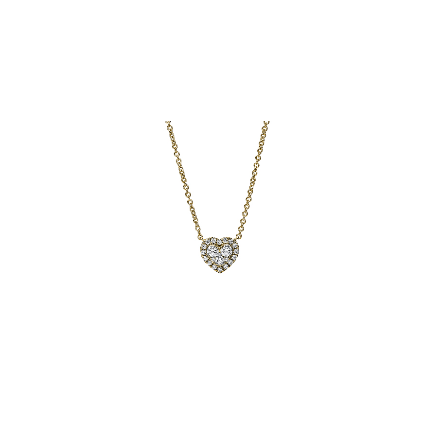 Brillant Collier Herz GG 0.26 ct. TW-SI