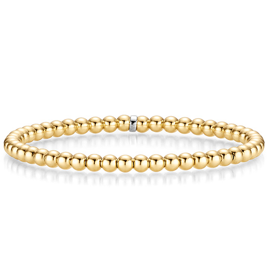 Armband Kugel elastisch 4,0 mm GG D55