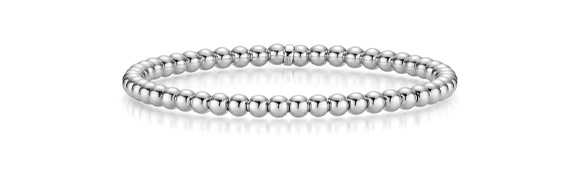 Armband Kugel elastisch 4,0 mm WG D55