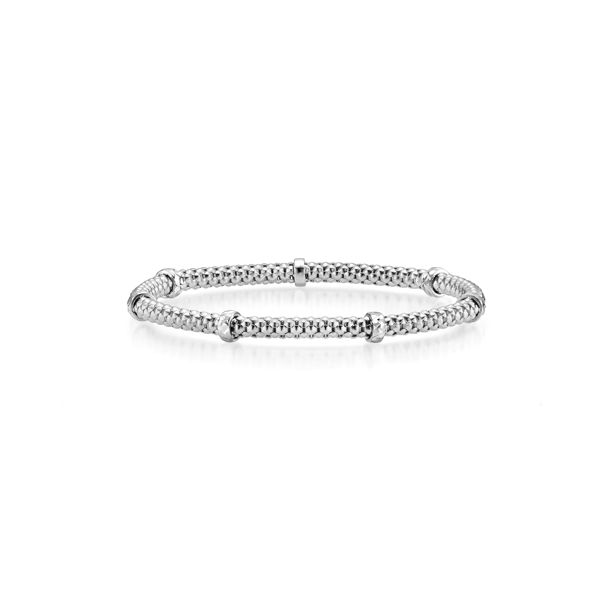 Armband mit Rollo elastisch 4,0 mm WG D55