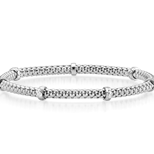 Armband mit Rollo elastisch 4,0 mm WG D55