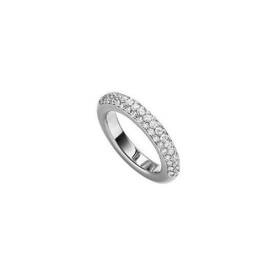 Pavé Ring WG 1.08 ct. TW-SI