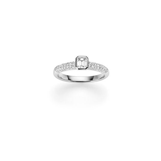 Diamant Ring WG 0.65 ct. TW-SI