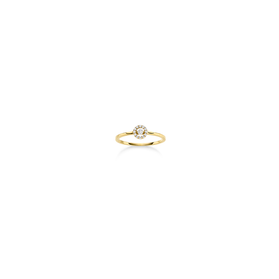 Brillant Ring GG 0.11 ct. TW-SI  W54
