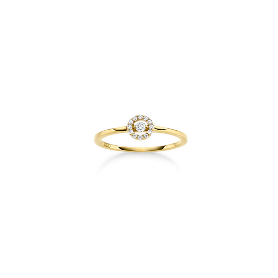 Brillant Ring GG 0.11 ct. TW-SI  W54