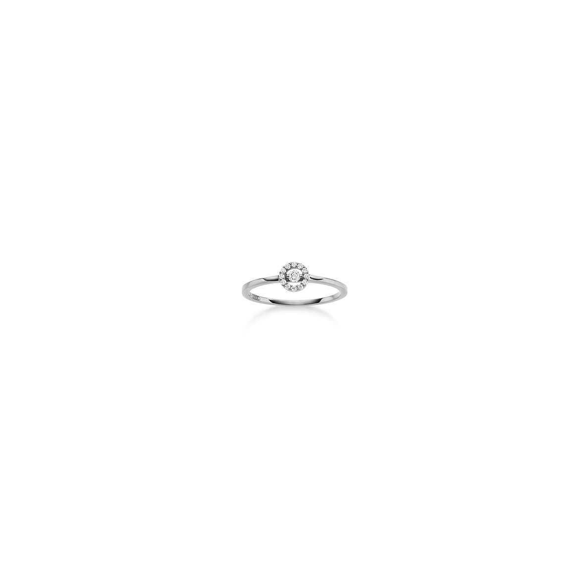 Brillant Ring WG 0.11 ct. TW-SI  W54