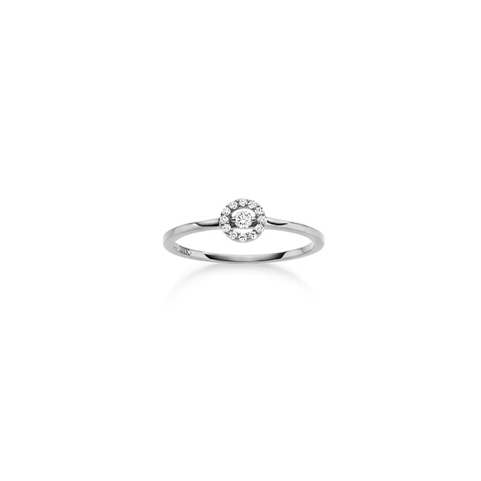 Brillant Ring WG 0.11 ct. TW-SI  W54