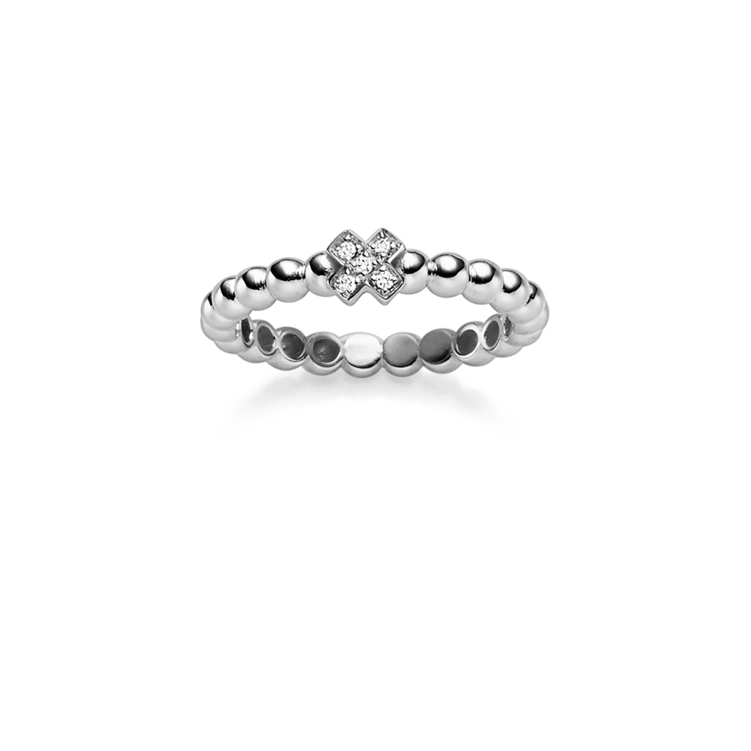 Diamant Ring WG 0.03 ct. TW-SI  W54