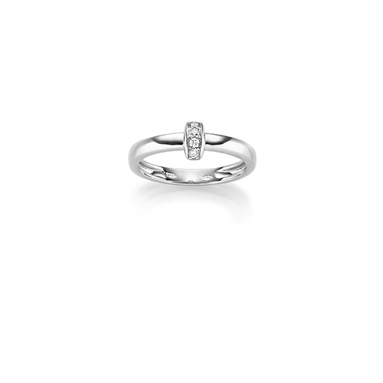 Diamant Ring WG 0.08 ct. TW-SI  W54