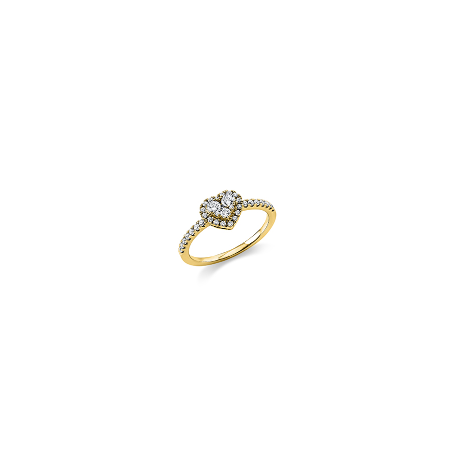 Brillant Ring Herz GG 0.40 ct. TW-SI  W54