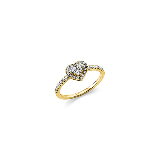 Brillant Ring Herz GG 0.40 ct. TW-SI  W54