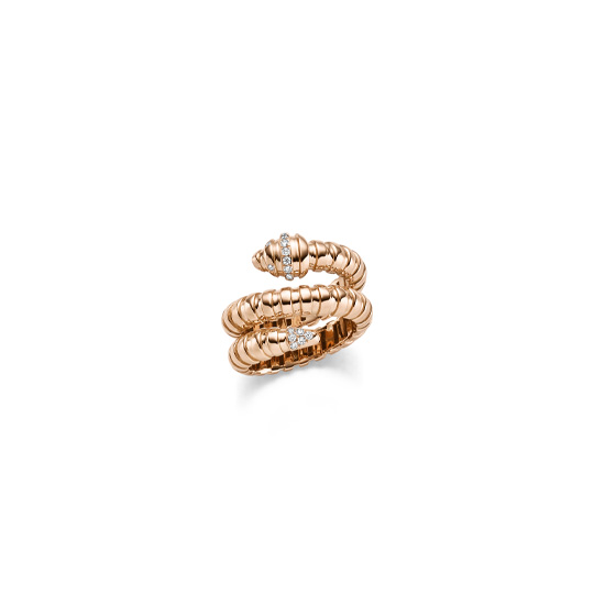 Diamant Ring Schlange RG 0.13 ct. TW-SI  W56