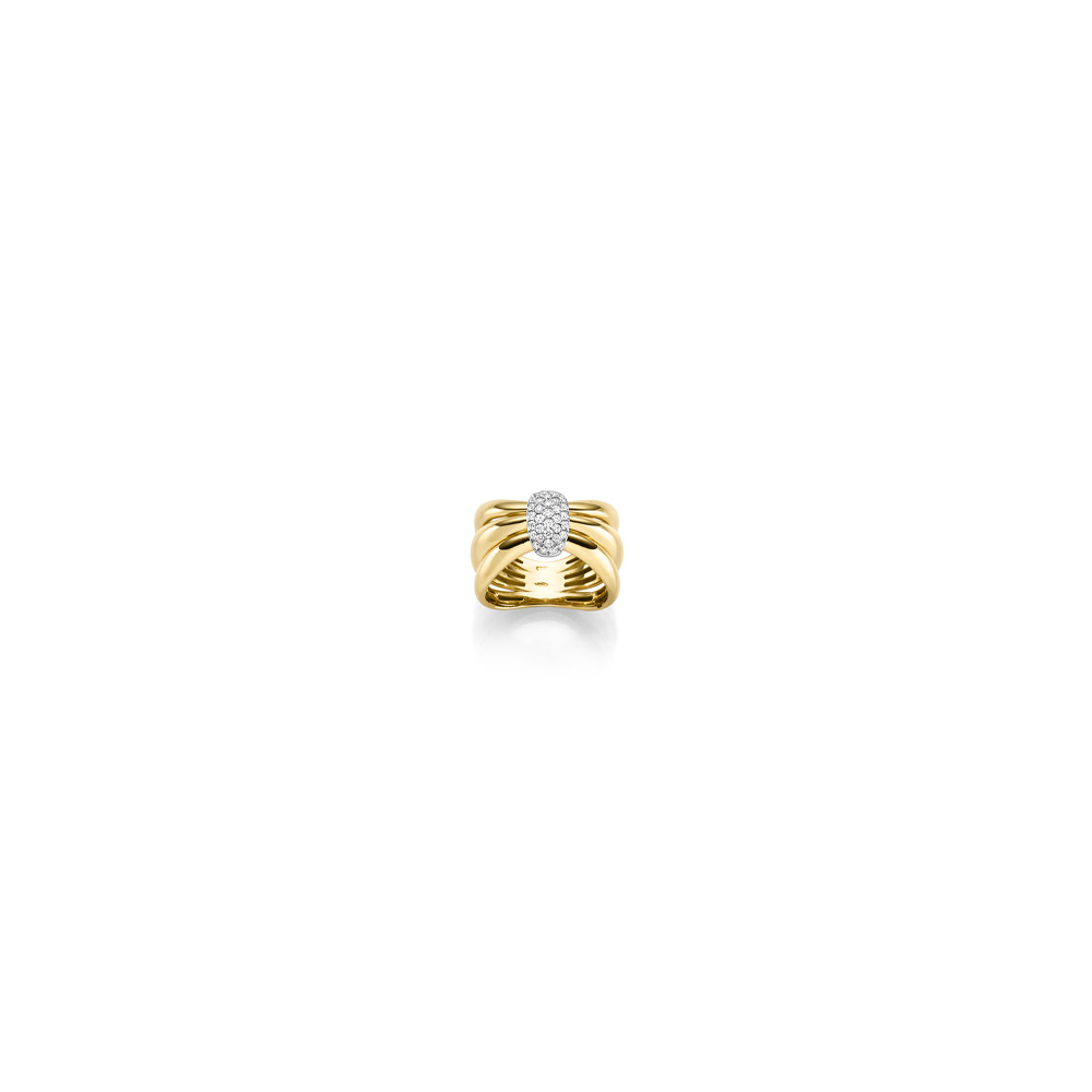 Diamant Ring GG/WG 0.22 ct. TW-SI  W56