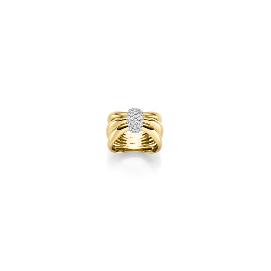 Diamant Ring GG/WG 0.22 ct. TW-SI  W56