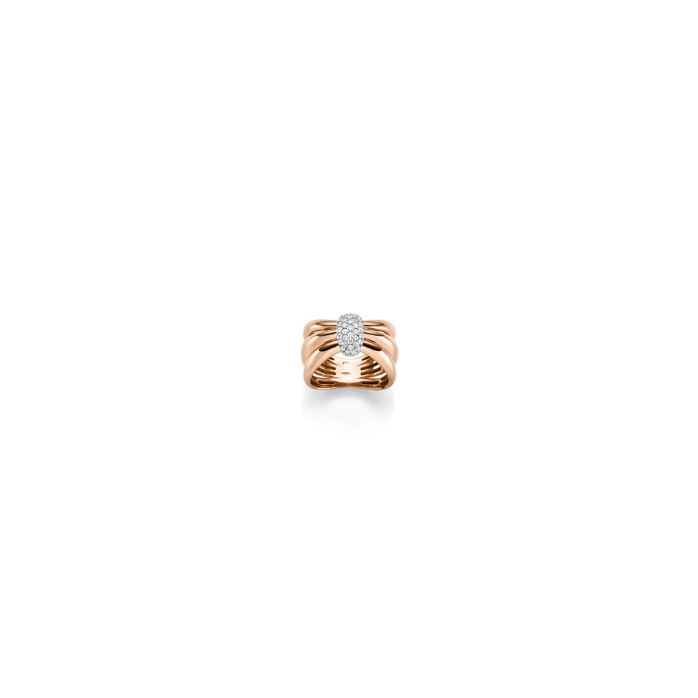Diamant Ring WG/RG 0.22 ct. TW-SI  W56