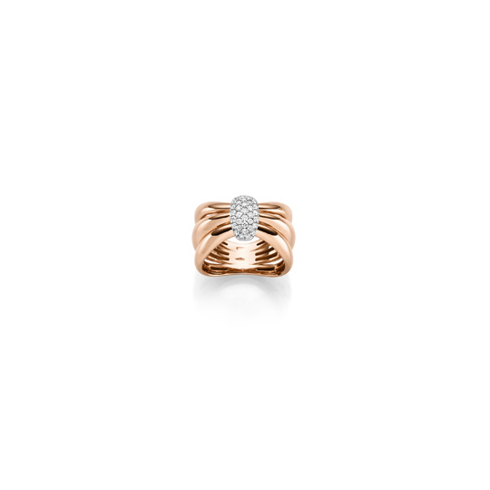 Diamant Ring WG/RG 0.22 ct. TW-SI  W56
