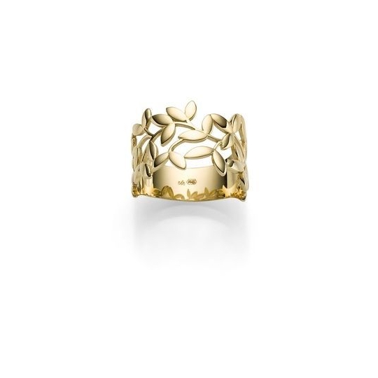 Ring Olivenzweig 12,0 mm GG  W54