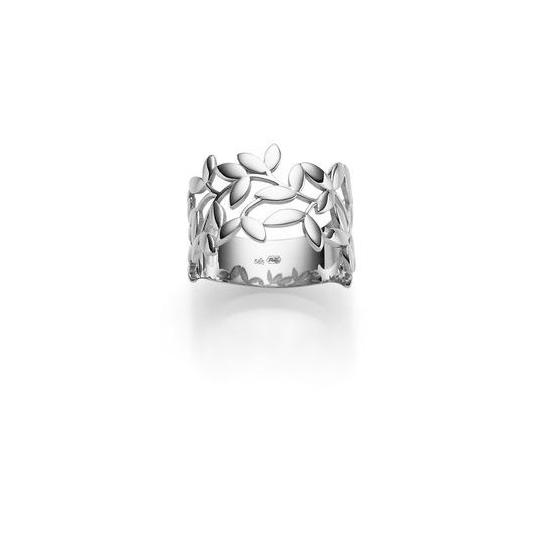 Ring Olivenzweig 12,0 mm WG  W54