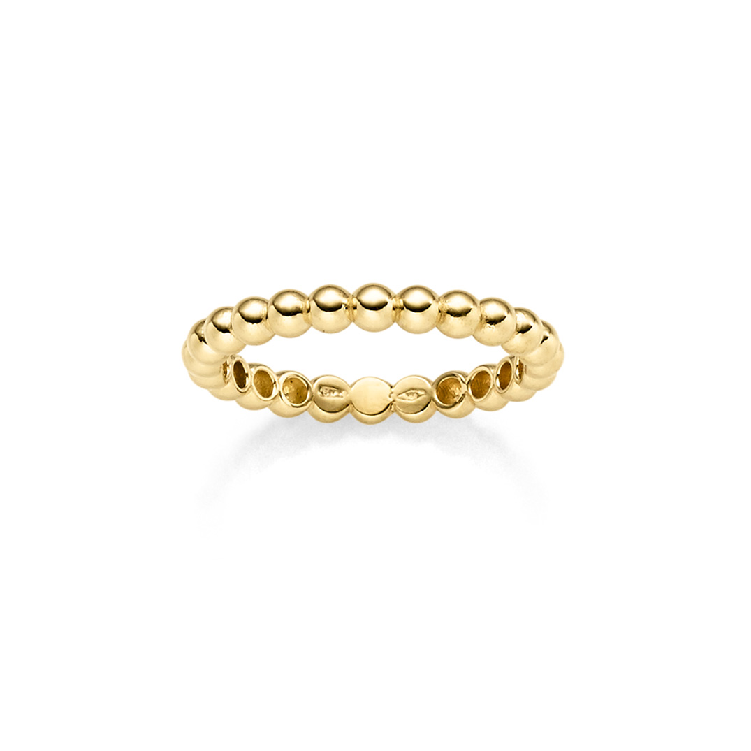 Kügelchen Ring 3,0 mm GG  W54