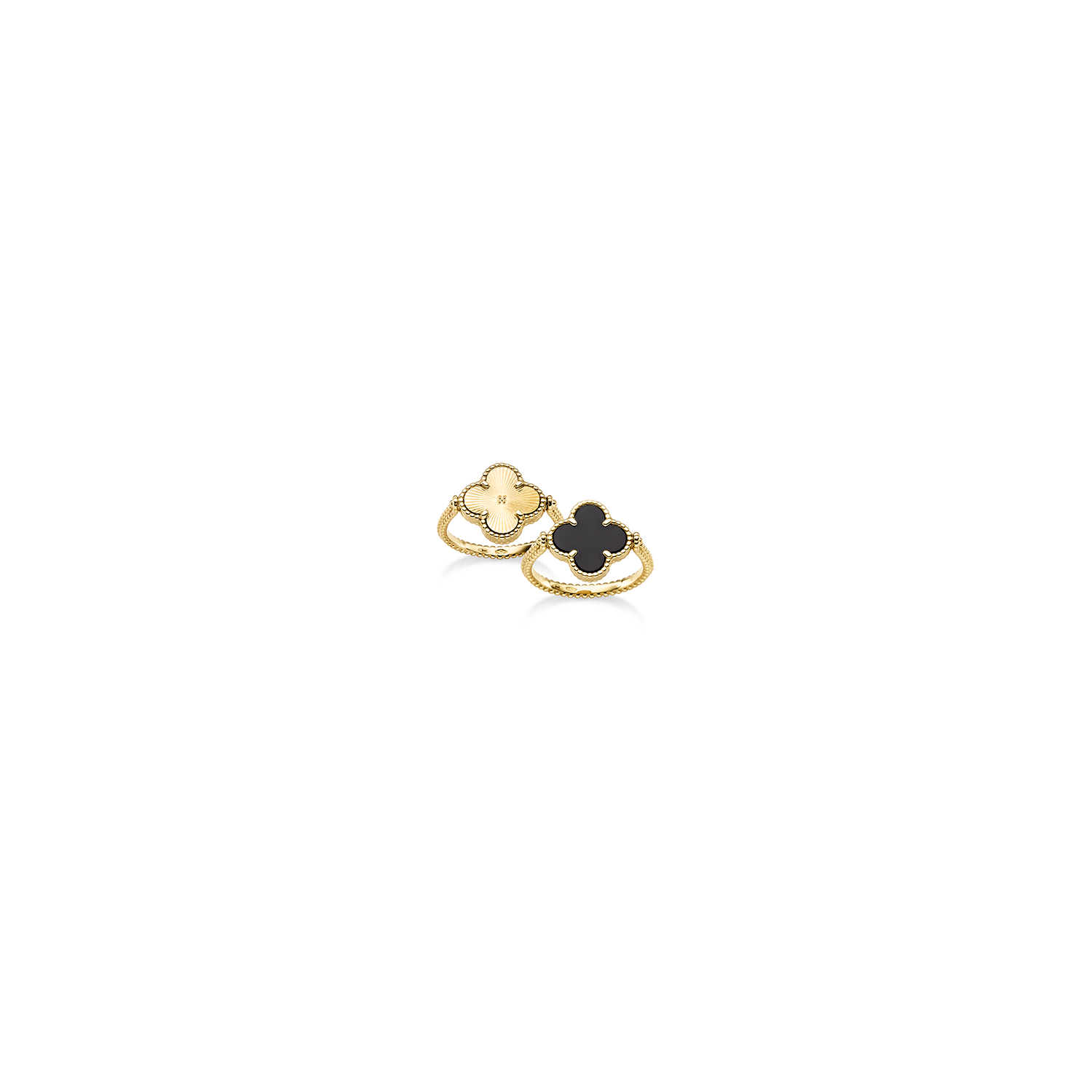 Ring Blume Wendemodell Onyx GG  W54