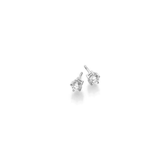 Solitaire Ohrstecker WG 0.50 ct. TW-SI