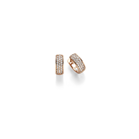 Pavé Creolen RG 0.27 ct. TW-SI