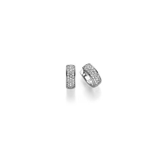Pavé Creolen WG 0.27 ct. TW-SI