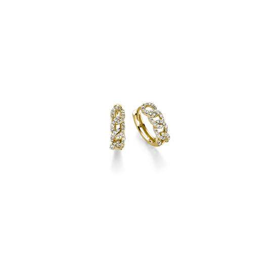 Diamant Creolen Panzer GG 0.31 ct. TW-SI