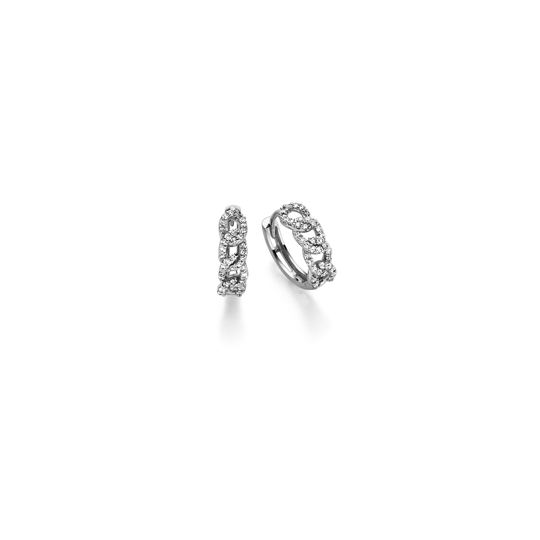 Diamant Creolen Panzer WG 0.31 ct. TW-SI