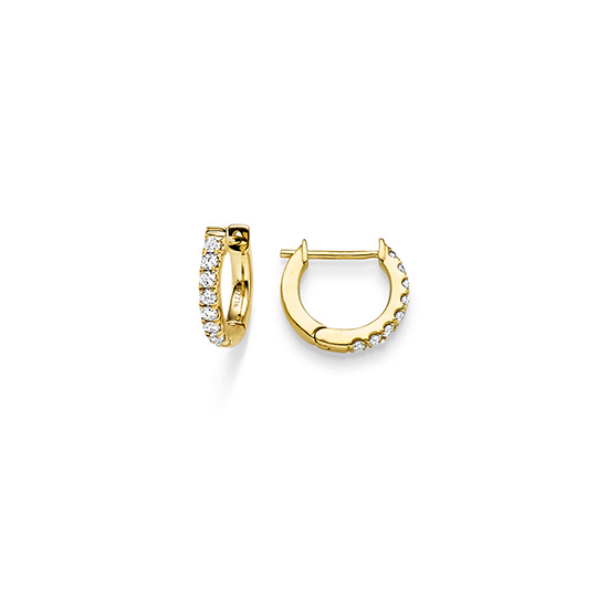 Brillant Creolen GG 0.25 ct. TW-SI