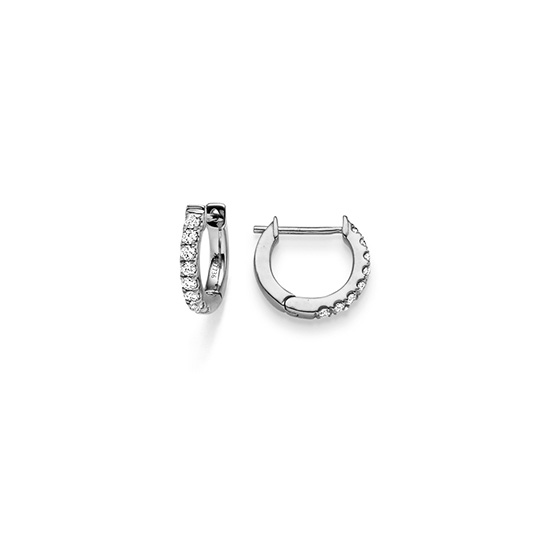 Brillant Creolen WG 0.25 ct. TW-SI