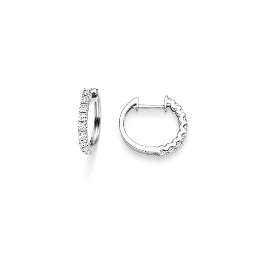 Brillant Creolen WG 0.45 ct. TW-SI