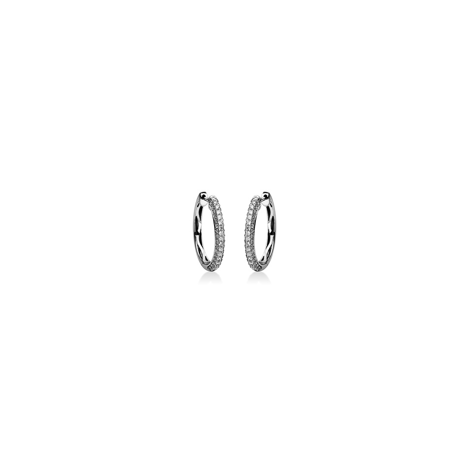 Brillant Creolen WG 0.60 ct. TW-SI