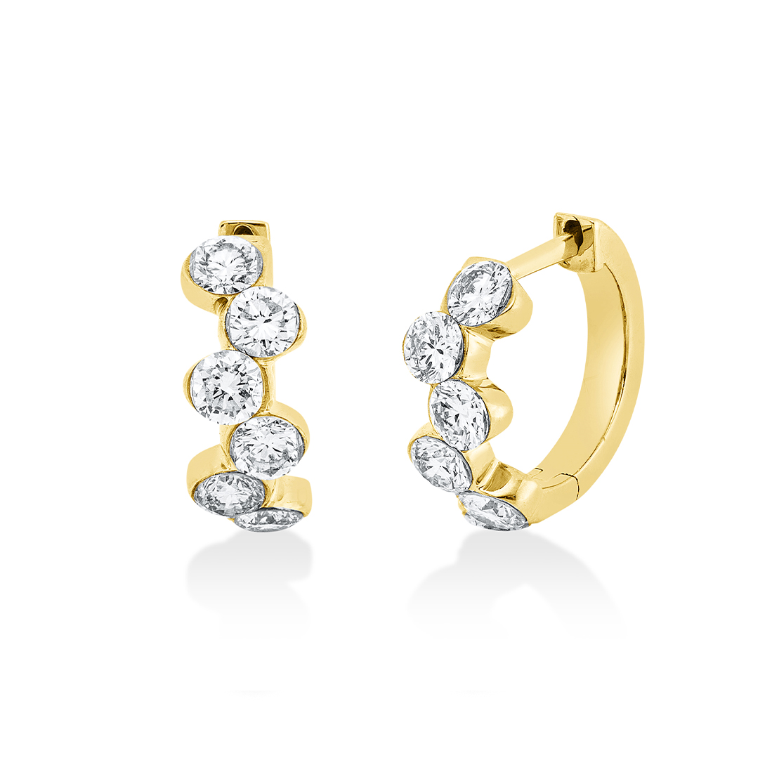 Brillant Creolen GG 0.89 ct. TW-SI