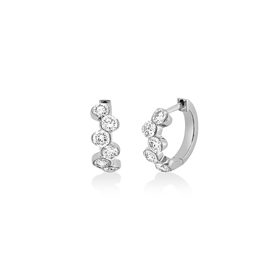 Brillant Creolen WG 0.89 ct. TW-SI