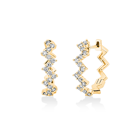 Brillant Creolen GG 0.49 ct. TW-SI