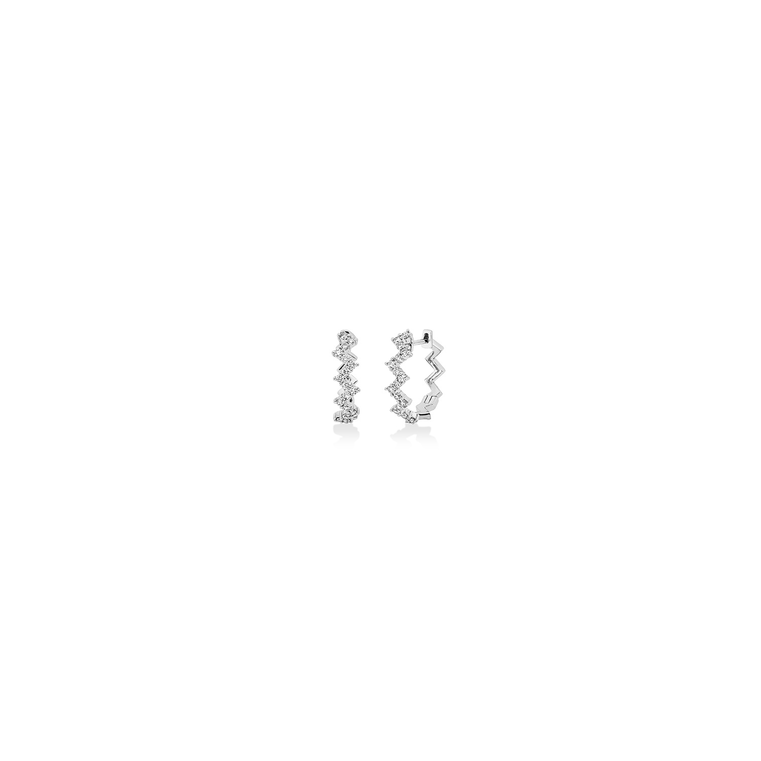 Brillant Creolen WG 0.49 ct. TW-SI