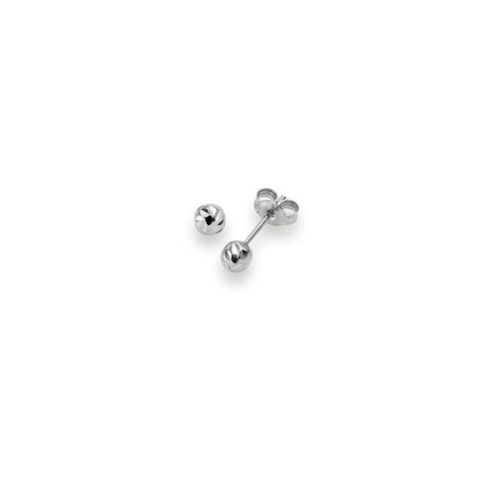 Ohrstecker Kügelchen diam. 4,0 mm WG
