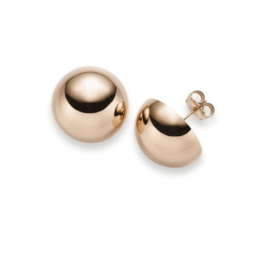 Ohrstecker Halbkugel 18,0 mm RG