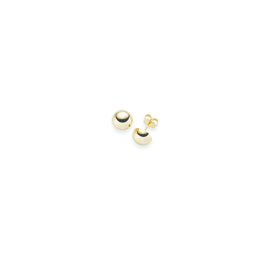 Ohrstecker Halbkugel 10,0 mm GG