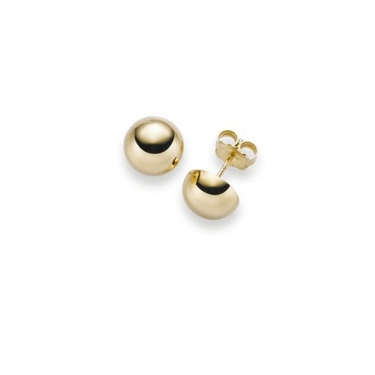 Ohrstecker Halbkugel 10,0 mm GG